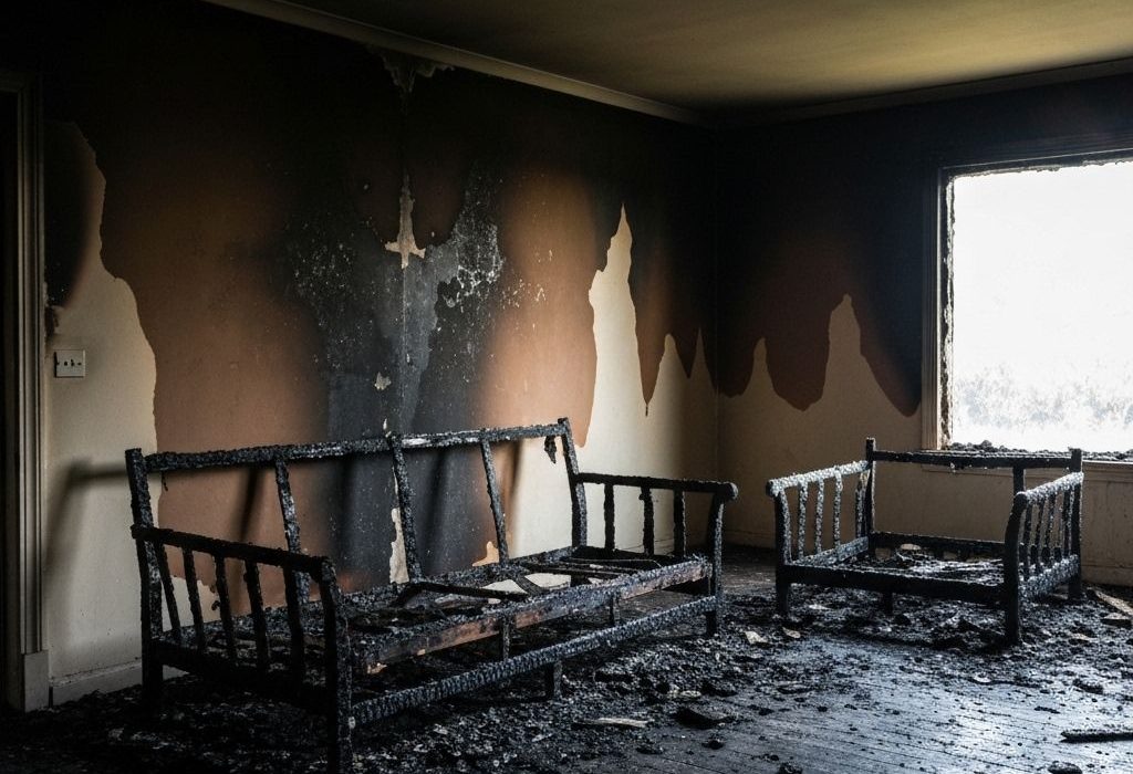 room damaged fire